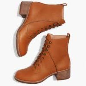 Madewell Patti lace up boot sz 9.5